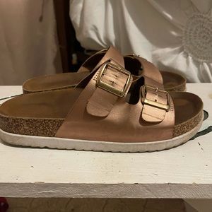 Madden Girl rose gold sandals